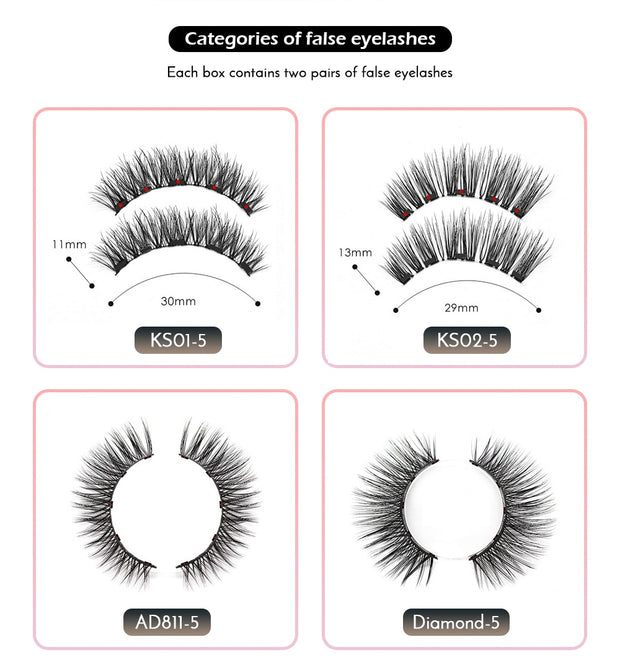 Phunlash Magnetic False Eyelashes - Phunlash Magnetic Eyeliner &  Magnetic False Eyelashes 